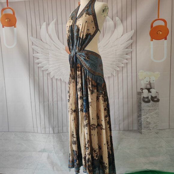 Zimmermann Floral Pattern Backless Long Dress - Picture 3 of 11